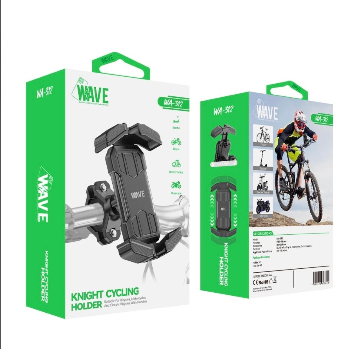 Knight Fiets/Motor Telefoonhouder - WA-512, Ophalen of Verzenden, Nieuw