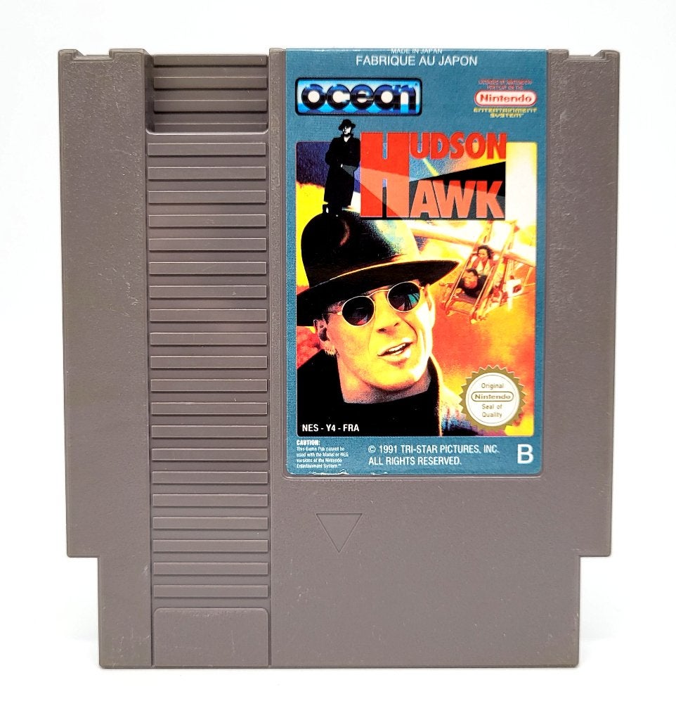 Hudson Hawk - Nintendo NES Cartridge - PAL B FRA, Avontuur en Actie, Gebruikt, Verzenden, 1 speler