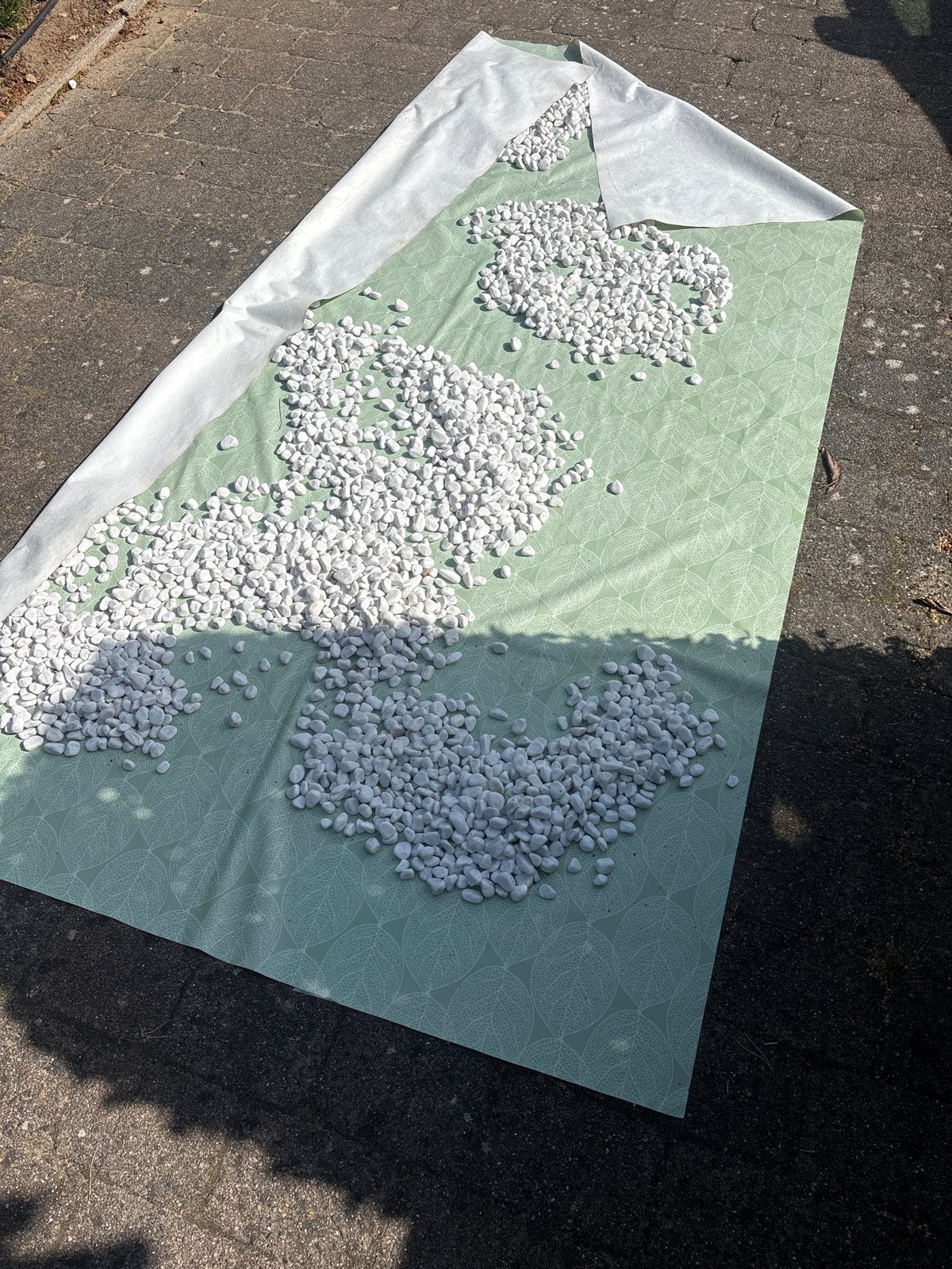 Wit siergrind, Tuin en Terras, Ophalen, Gebruikt, Wit, Grind