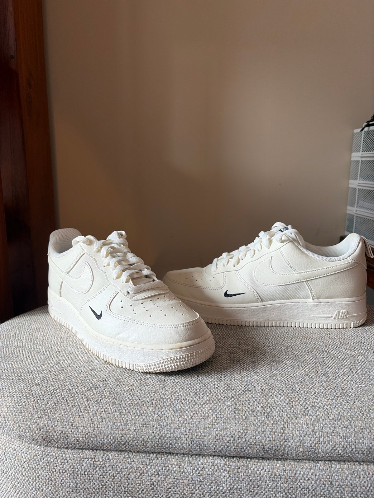 Nike Air Force 1 - Maat 44 - Zo goed als nieuw, Kleding | Heren, Ophalen of Verzenden, Zo goed als nieuw, Wit, Sneakers of Gympen