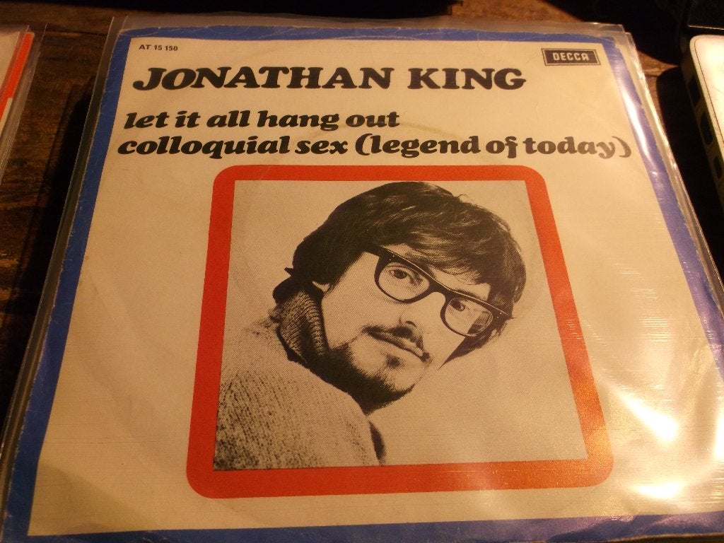 jonathan king Let it all hang out 287, Cd's en Dvd's, Ophalen of Verzenden, Gebruikt, 7 inch, Pop