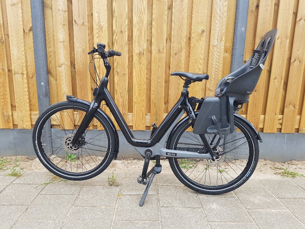 Moederfiets Slella, Fietsen en Brommers, Fietsen | Dames | Moederfietsen, Zo goed als nieuw, Gazelle, 50 tot 53 cm, 1 zitje, Schijfrem