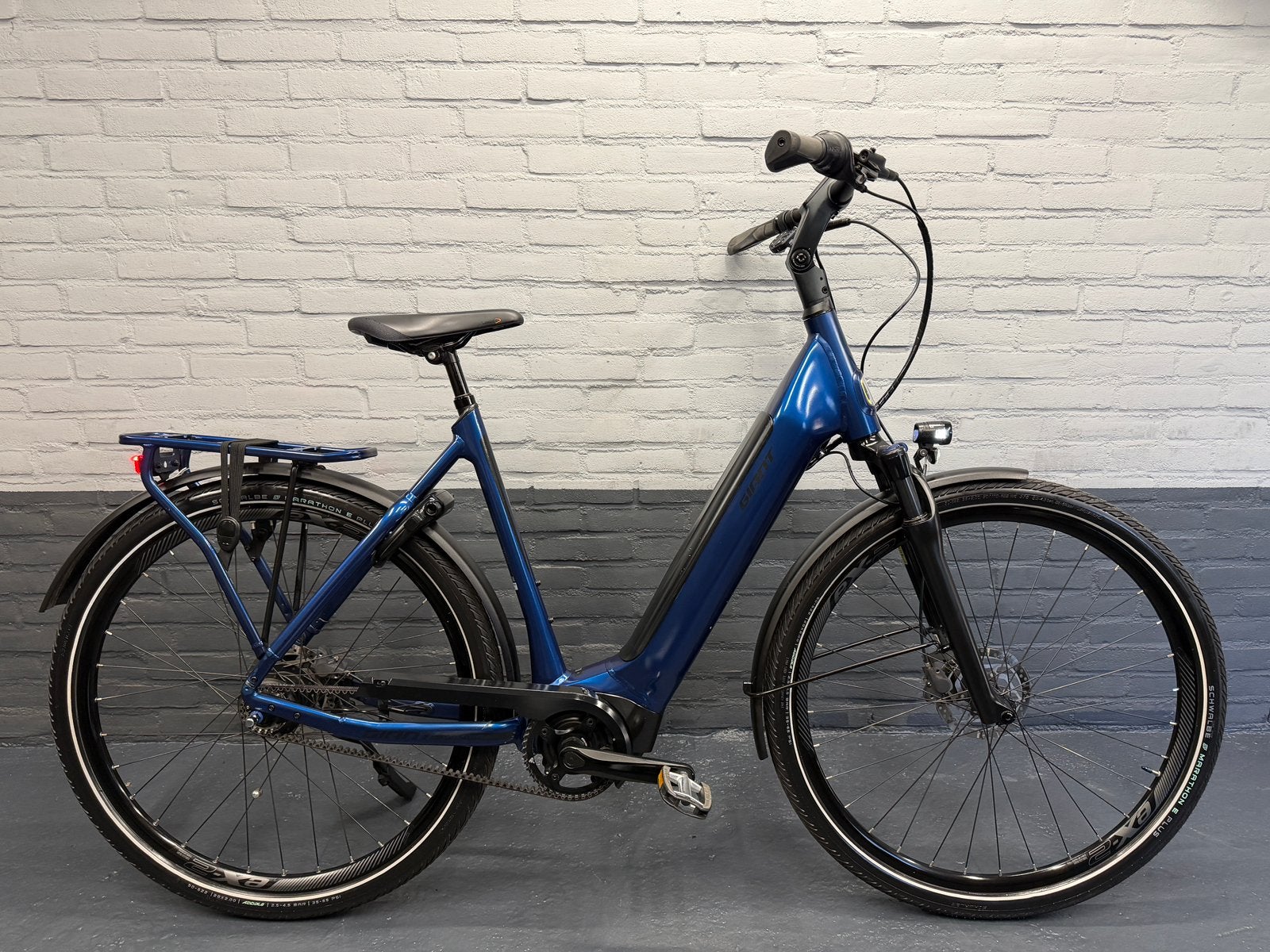 Giant Daily Tour E Elektrische Damesfiets Midden Motor 54 M, 51 tot 55 cm, Ophalen, Zo goed als nieuw, Overige merken