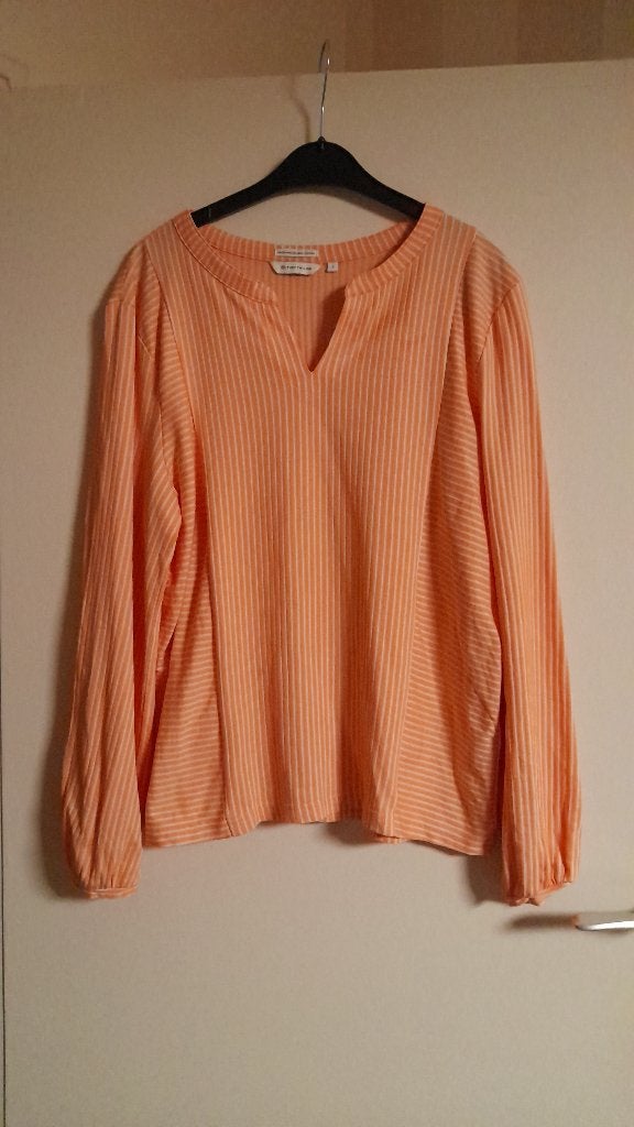 Leuk shirt tom tailor maat S., Overige kleuren, Lange mouw, Maat 36 (S), Gedragen