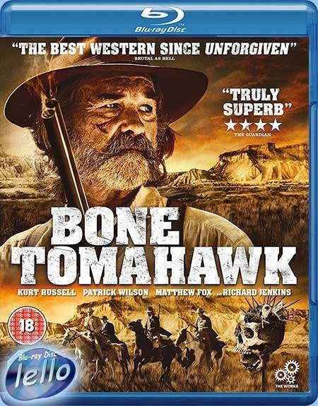 Blu-ray: Bone Tomahawk (2015 Kurt Russell, Patrick Wilson), Ophalen of Verzenden, Nieuw in verpakking, Avontuur