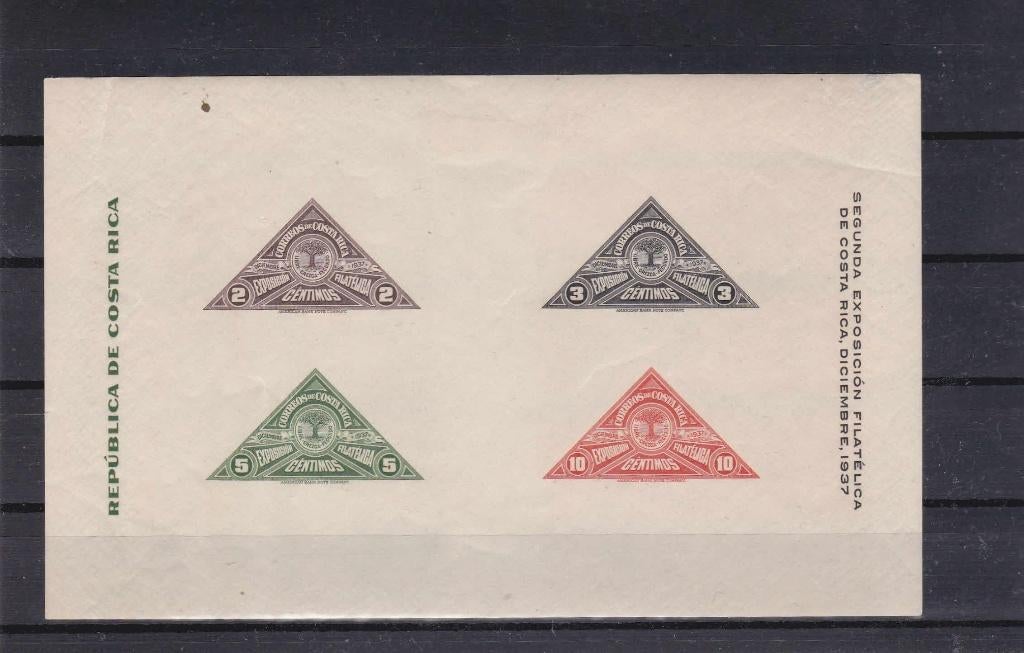 211. Costa rica 1937, Ophalen of Verzenden, Postfris, Midden-Amerika