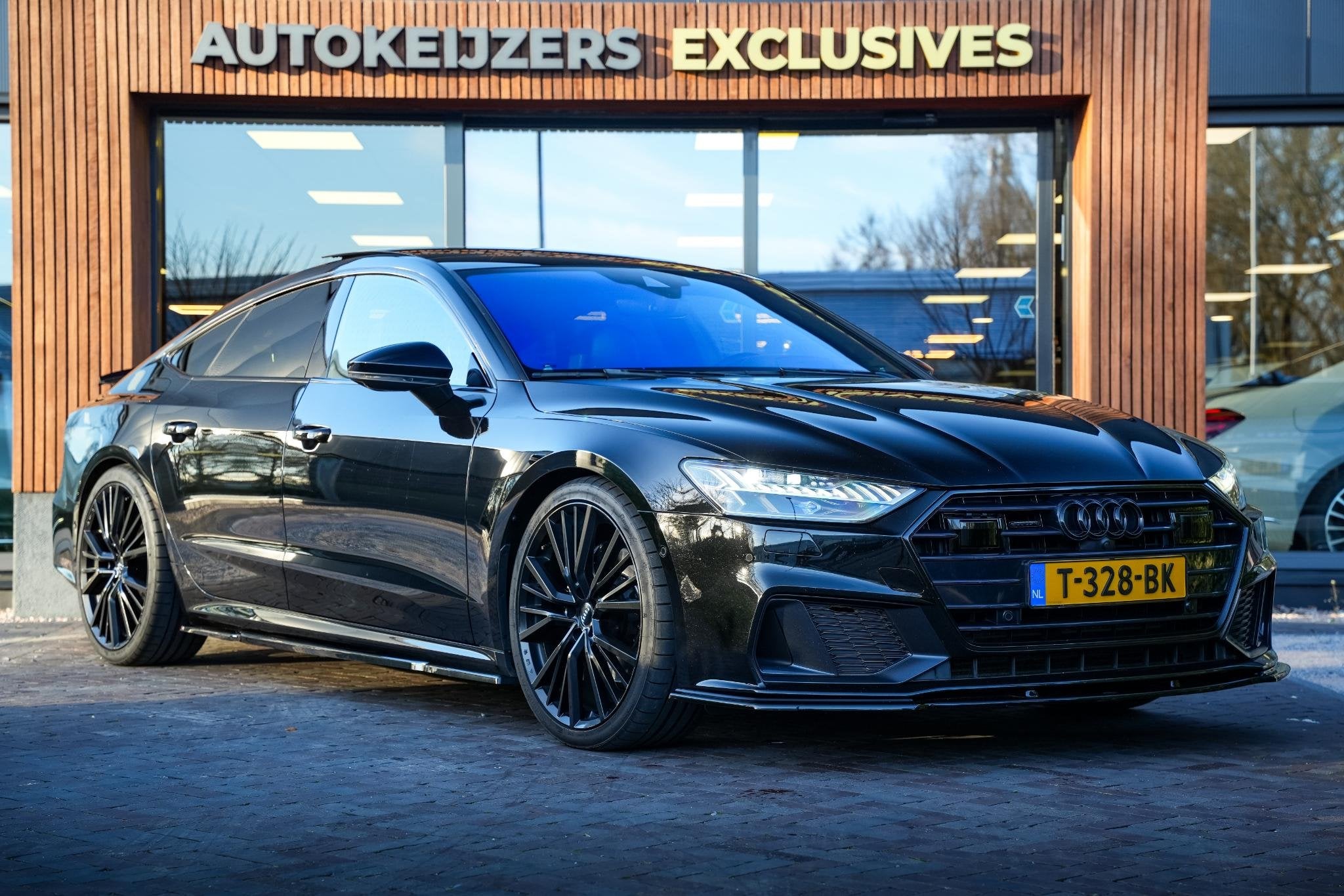 Audi A7 Sportback 50 TDI quattro Pro Line Plus B&O+ Panodak, Auto's, Audi, Gebruikt, 2000 kg, Zwart, Bedrijf
