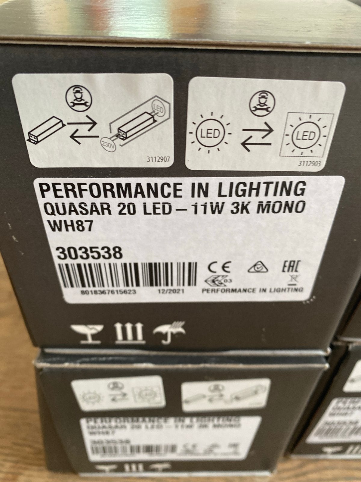 Partij LED-lampen: 6x Quasar 20 en 2x Polo+, Led-lamp, Nieuw, Ophalen of Verzenden, Overige merken