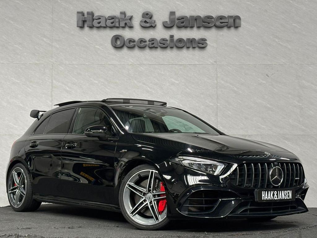 Mercedes-Benz A-klasse AMG A45 s - Memory - Pano - 360 - inc, Automaat, Navigatiesysteem, Zwart, 4 cilinders