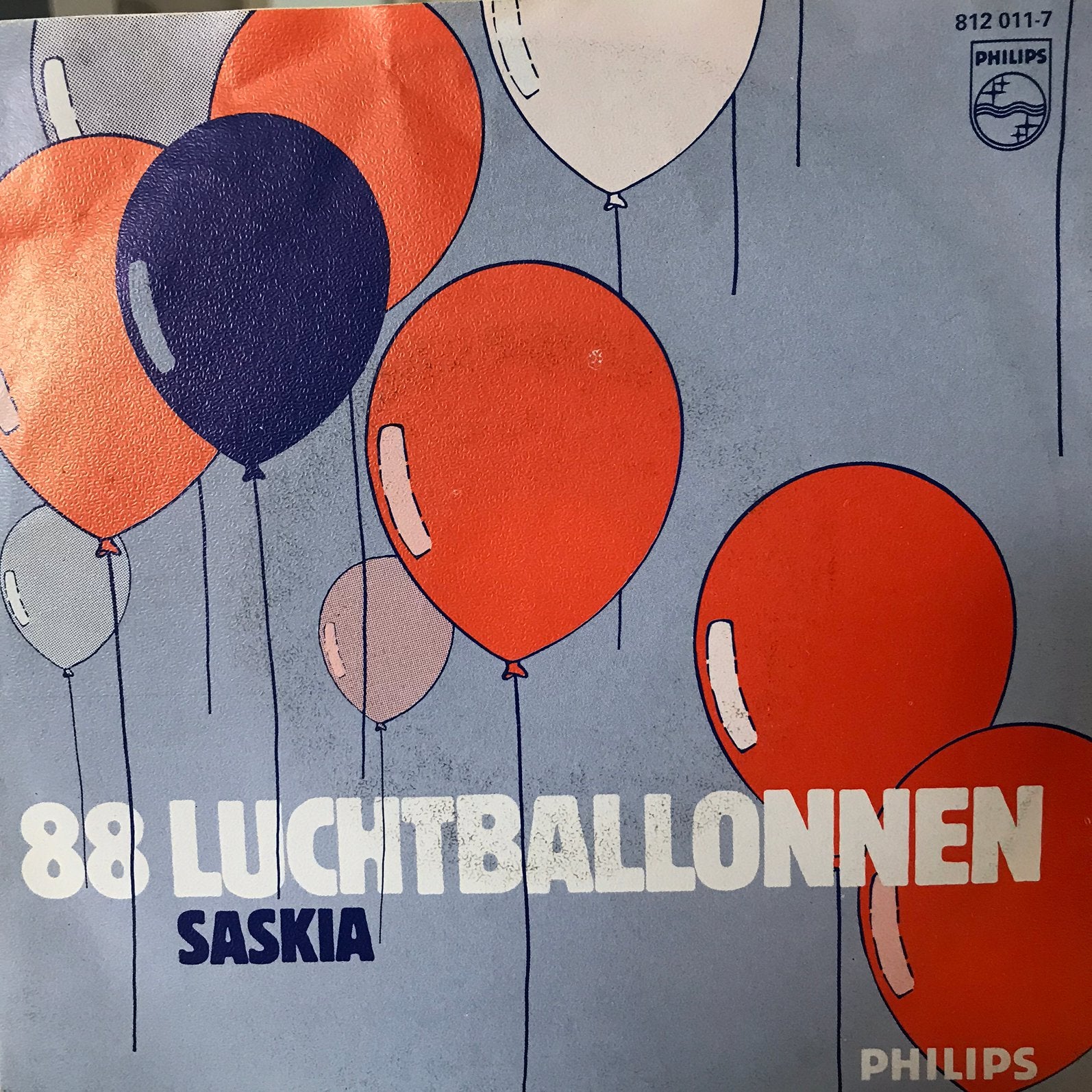 Saskia - 88 luchtballonnen (cover van Nena 99 Luftballons), Ophalen of Verzenden