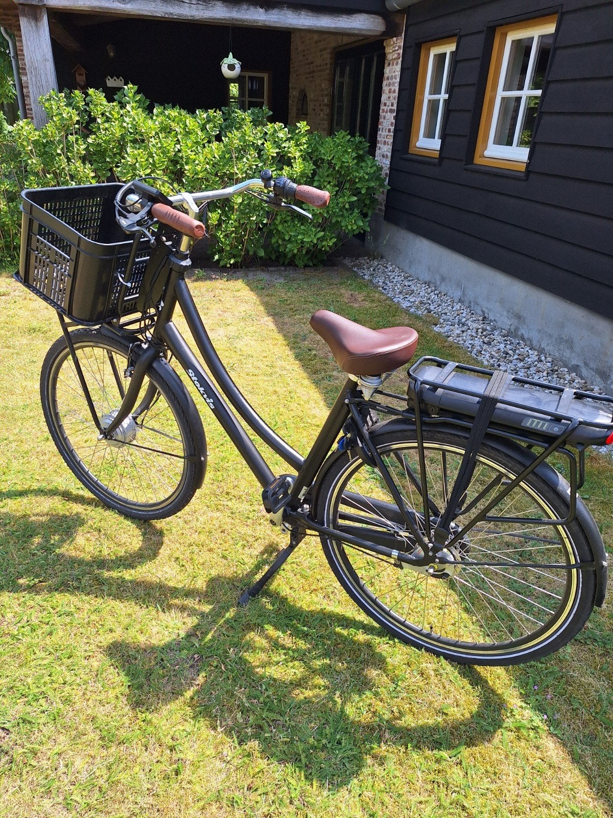 Zgan elektrische transportfiets Stokvis (594 WH), Ophalen of Verzenden, Zo goed als nieuw