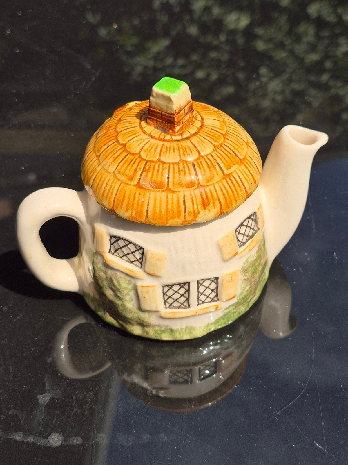 Vintage theepotje in de vorm van een huisje, Ophalen of Verzenden