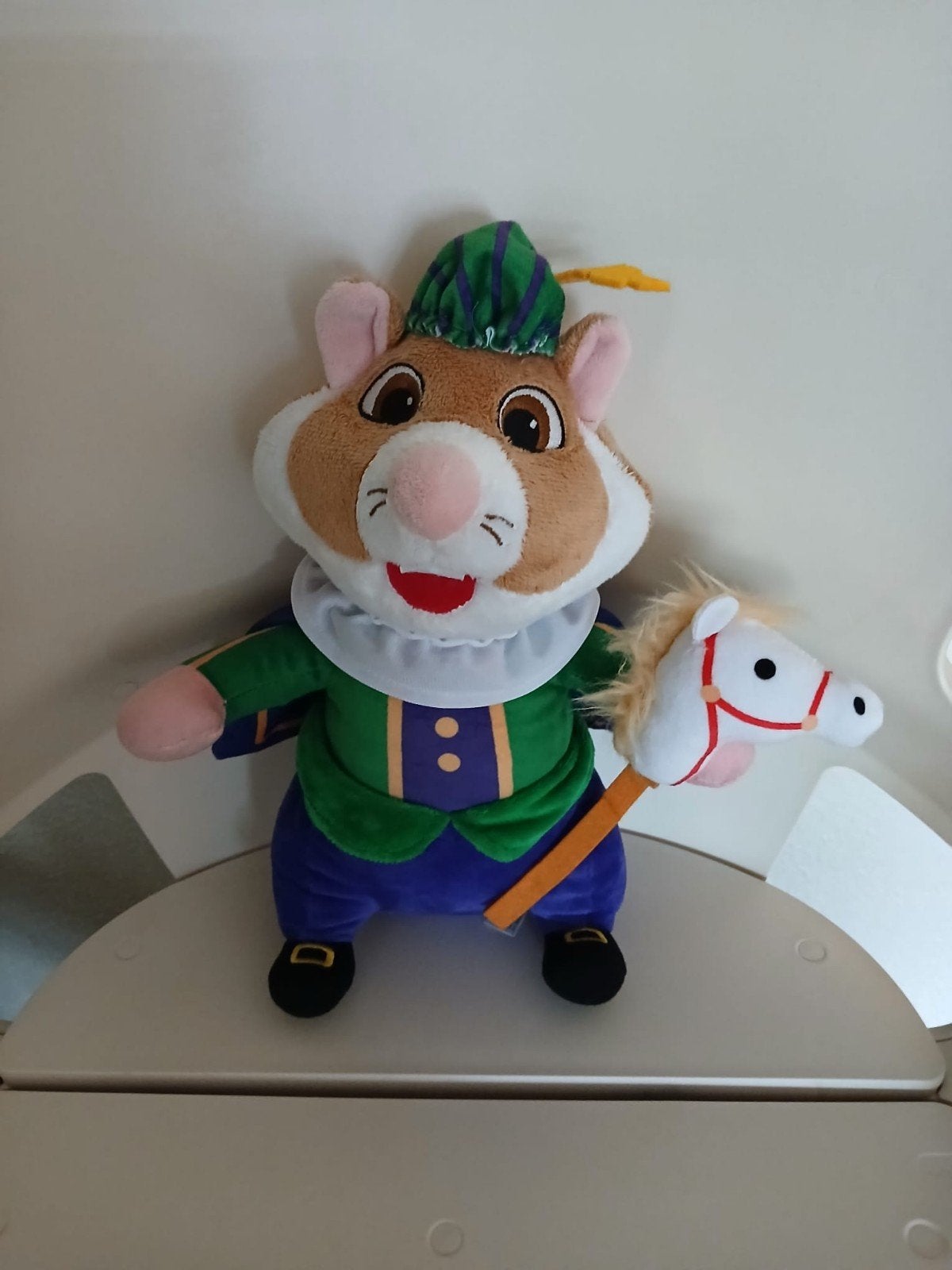 Piet met staf Hamster knuffel, Ophalen of Verzenden, Zo goed als nieuw