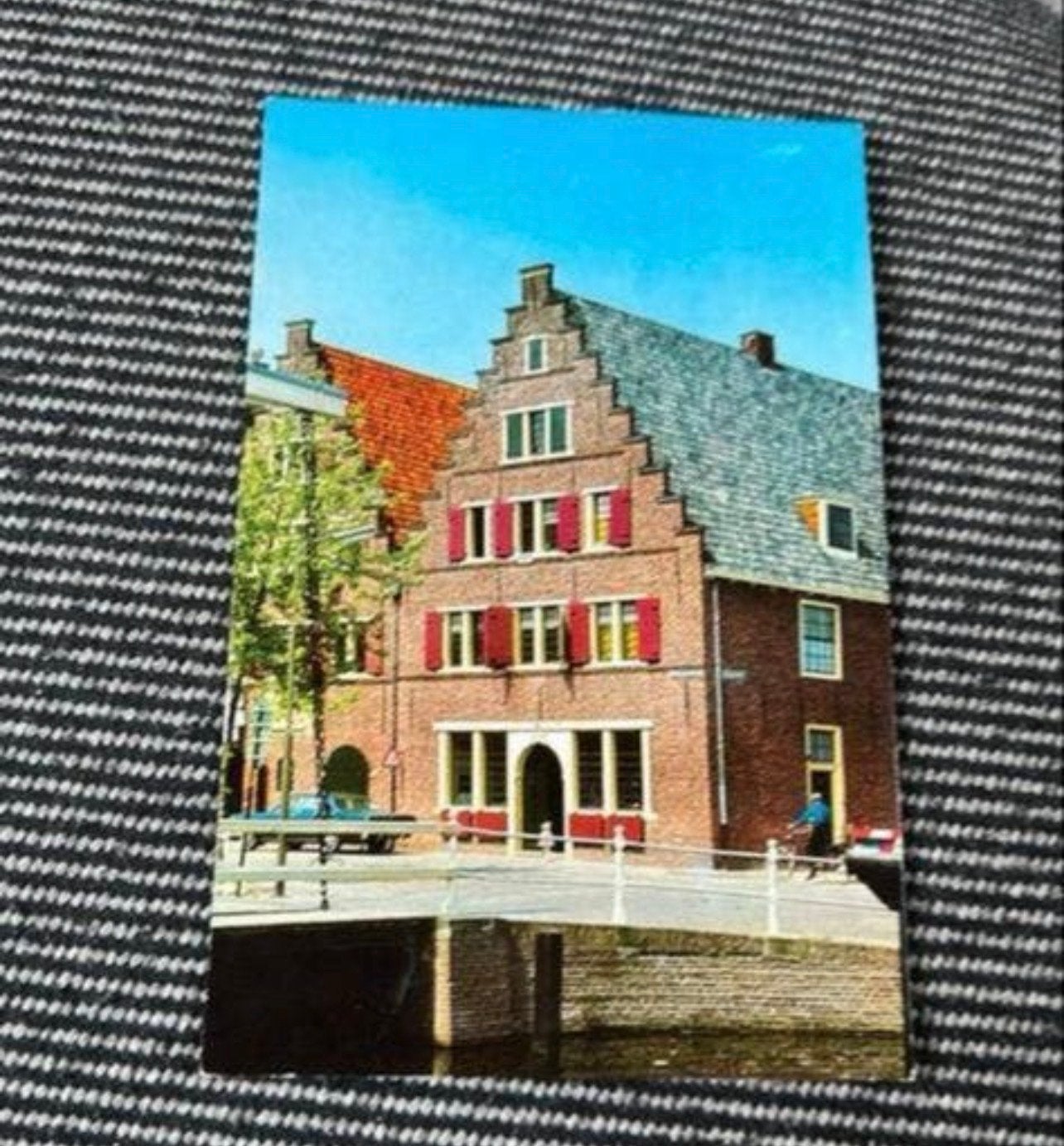 Oude ansichtkaart Hoorn, VOC Pakhuizen, gelopen 1968, Ophalen of Verzenden, 1960 tot 1980, Gelopen, Noord-Holland