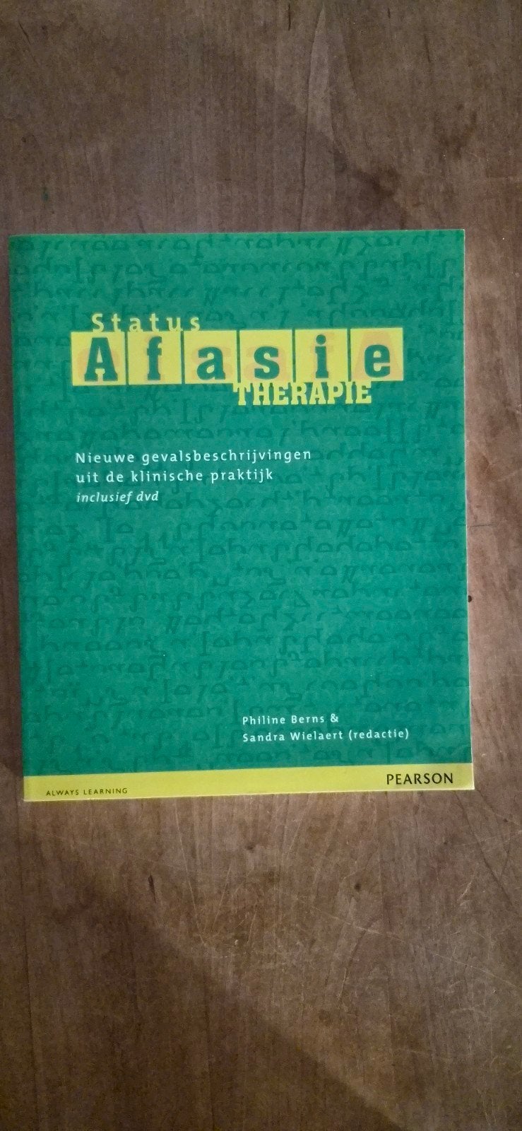 Status Afasie Therapie: Nieuwe gevalsbeschrijvingen + dvd, Ophalen of Verzenden