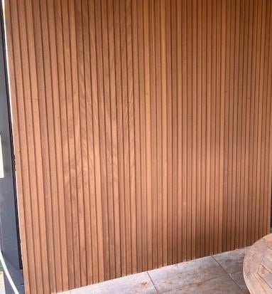 Thermisch Gemodificeerd Triple Rhombus rabat -planken-18x125, Ophalen, Planken, Nieuw, Hardhout