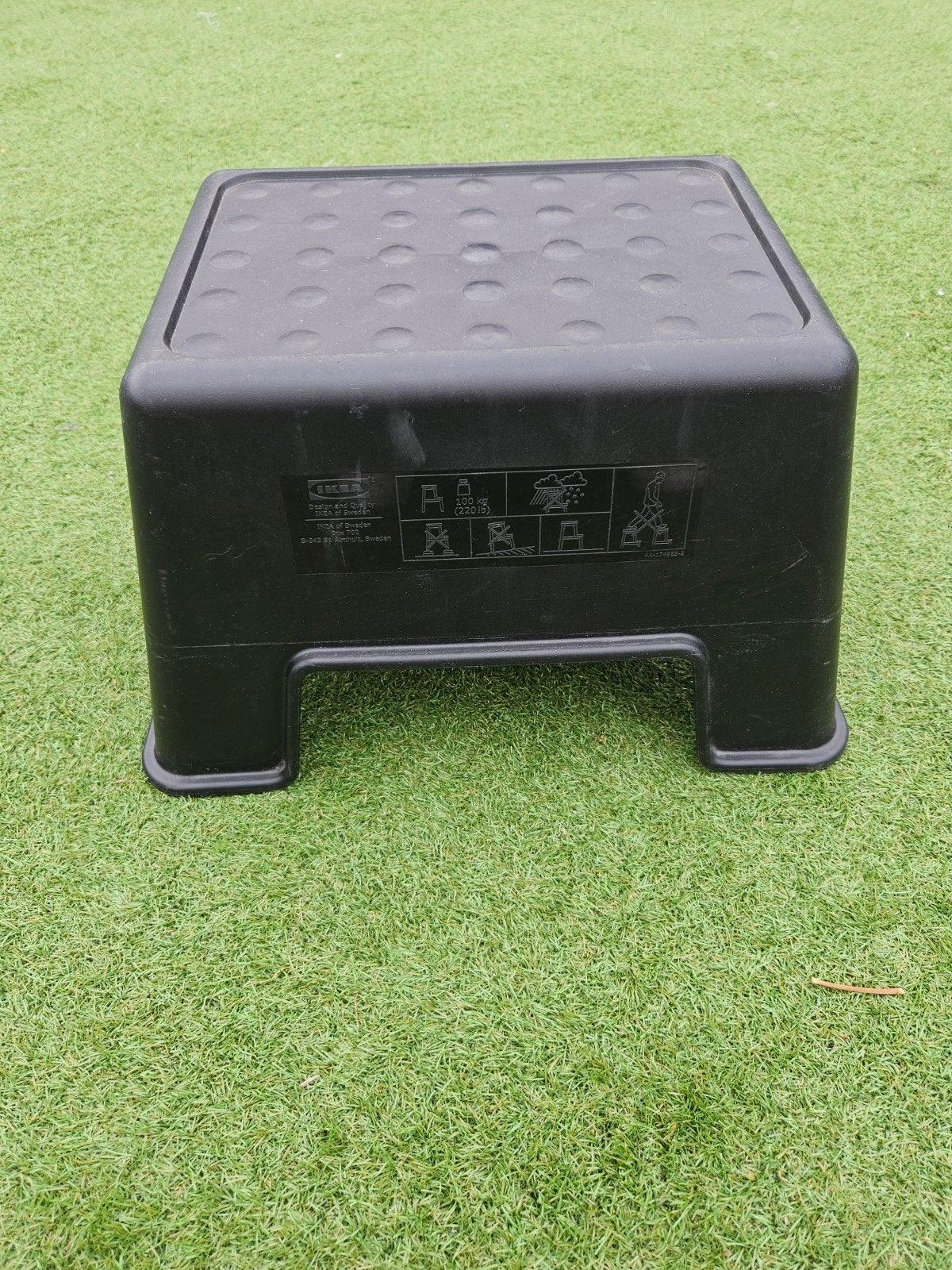 Camping krukje plastic, Ophalen