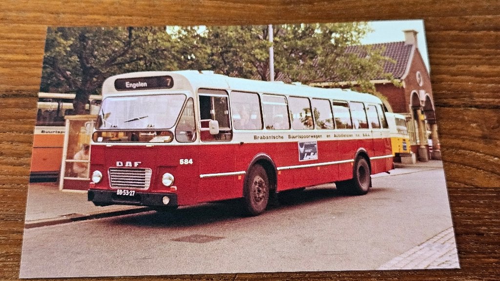 Foto BUS BBA Breda 584, Verzamelen, Verzenden, Gebruikt, Bus of Metro, Overige typen