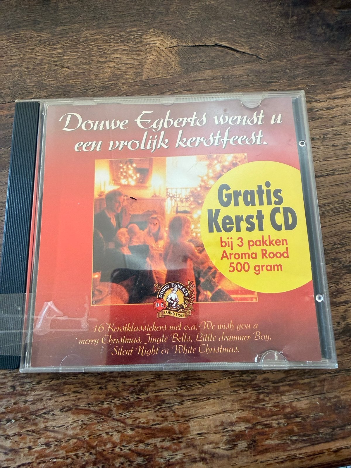 Douwe Egberts Kerst CD - 16 Mooiste Kerstklassiekers, Gebruikt, Kerst, Ophalen of Verzenden, Inclusief doosje