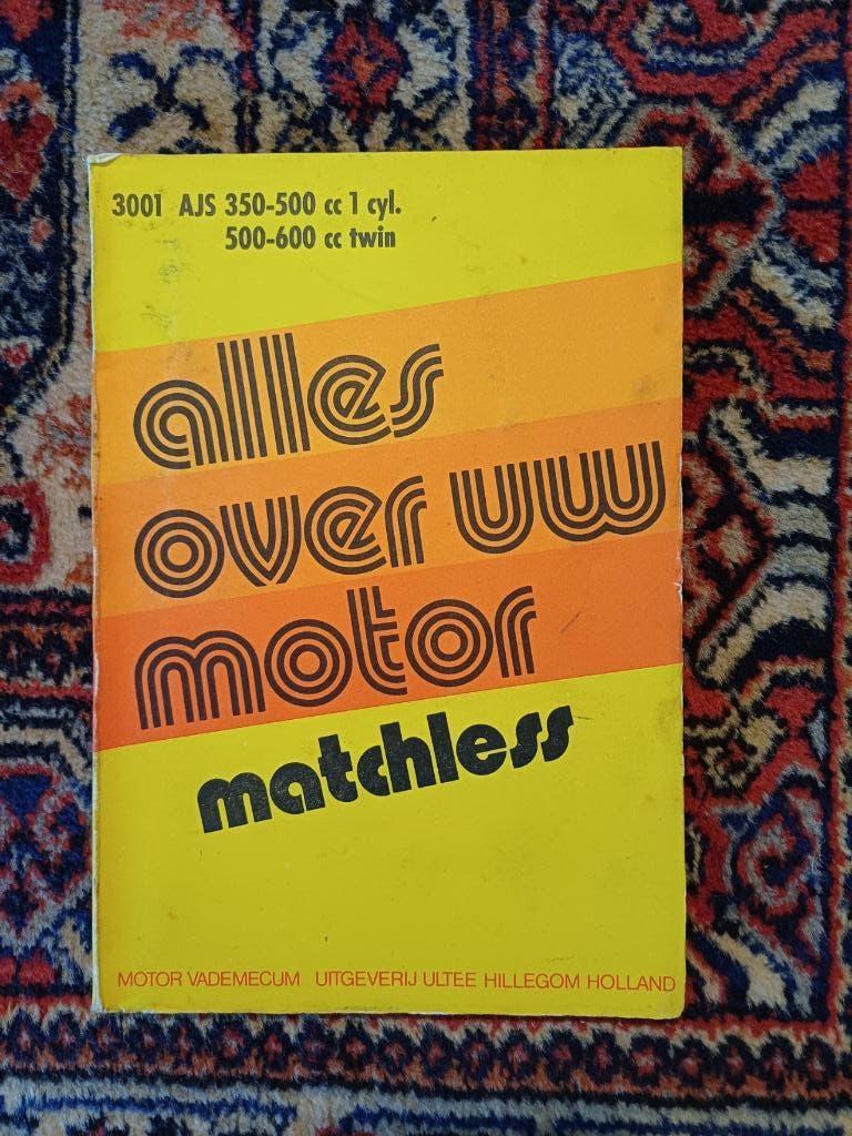 AJS MATCHLESS 350-500-600cc manual Alles over uw motor, Ophalen of Verzenden, Overige merken