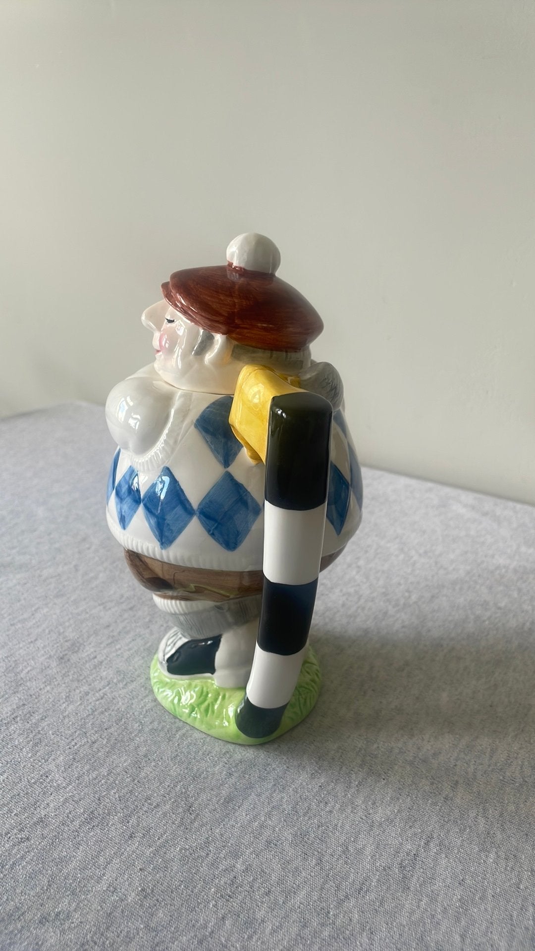 Novelty vintage theepot, J. Luber – Roy Simpson, Keramiek, Overige typen, Ophalen of Verzenden, Zo goed als nieuw