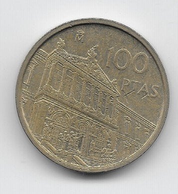 Spanje 100 pesetas 1996 "National Library" KM# 964, Verzenden, Overige landen, Losse munt
