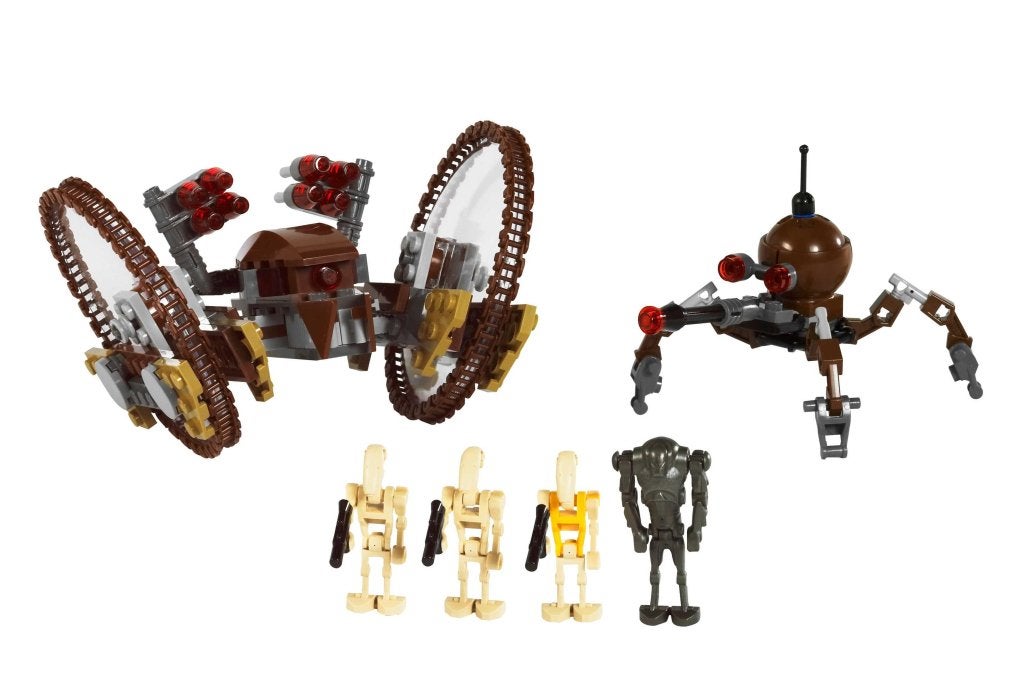LEGO Hailfire Droid  Spider Droid 7670, Niet ingevuld, Niet ingevuld, Niet ingevuld