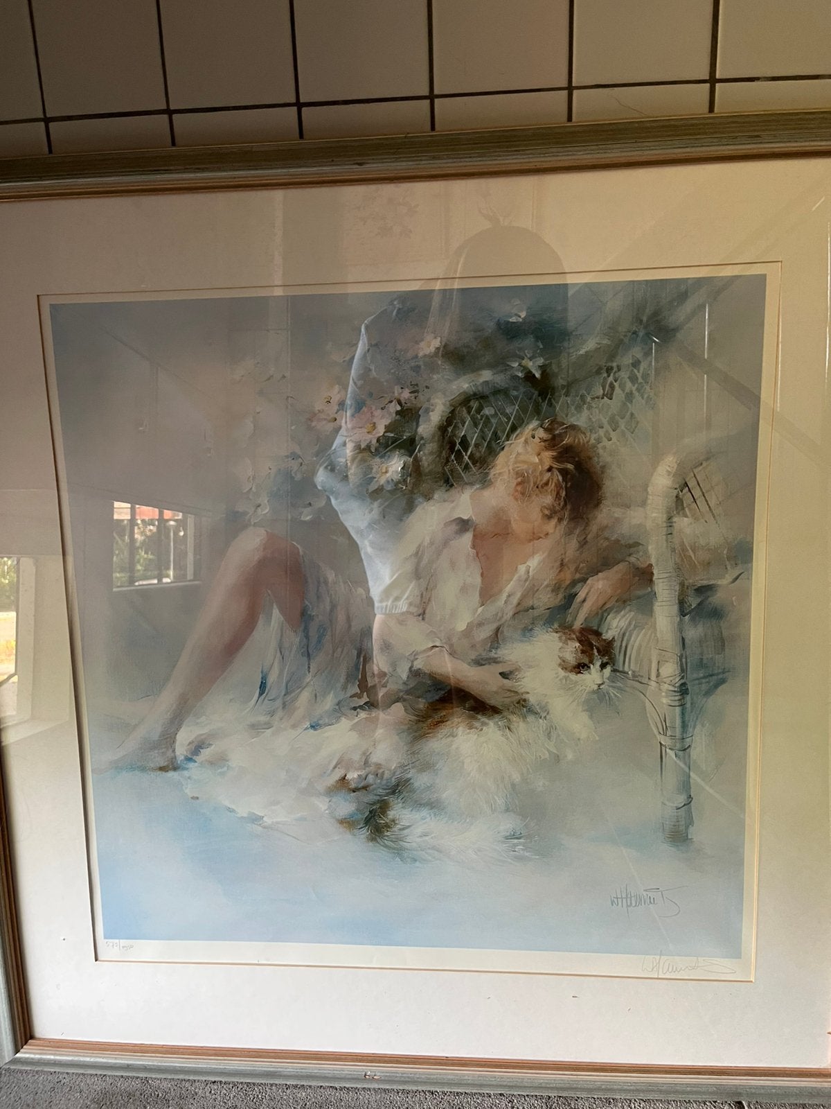 Foto van een balletdanseres, Antiek en Kunst, Ophalen