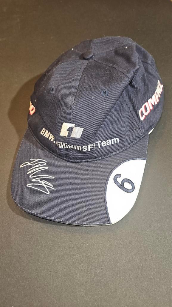 BMW Williams F1 Pet - Juan Pablo Montoya Handtekening, Ophalen of Verzenden, Zo goed als nieuw, BMW Williams, Pet