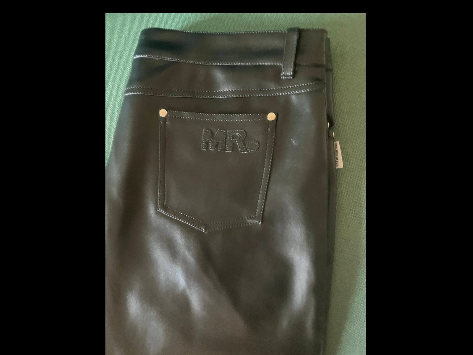 Zeer mooie Mr. Riegillio leren broek, nieuw. Maat 31/32, Ophalen of Verzenden, Nieuw, Zwart, W32 (confectie 46) of kleiner