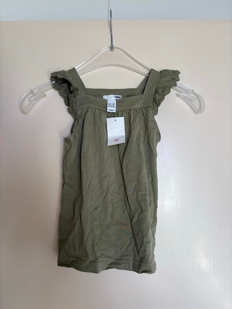 Nieuw H&M Groen Topje maat 128, Ophalen of Verzenden, Nieuw, Meisje, Shirt of Longsleeve