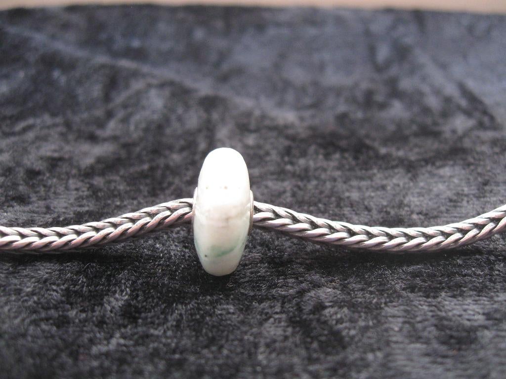 TROLLBEADS trollbead zilver retired jade set limited, Ophalen of Verzenden, Zo goed als nieuw, Trollbeads, 2 of 3 bedels