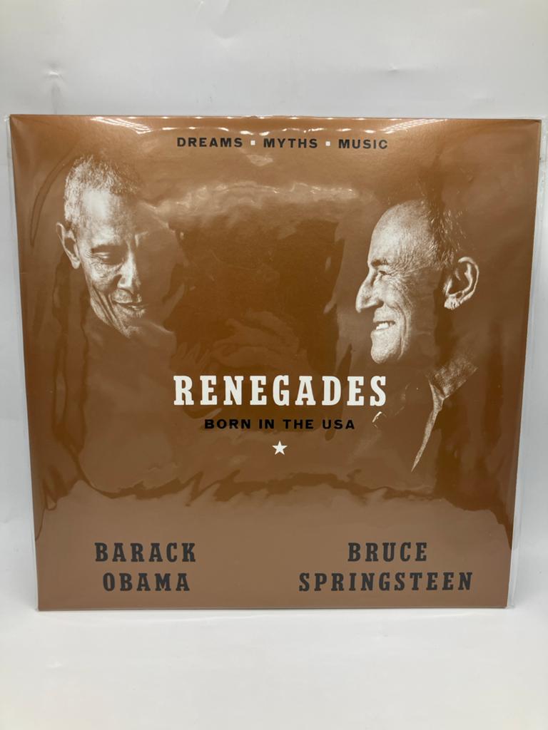 Bruce Springsteen & Barack Obama - Renegades LP promo, Verzenden, Zo goed als nieuw, Miniatuur