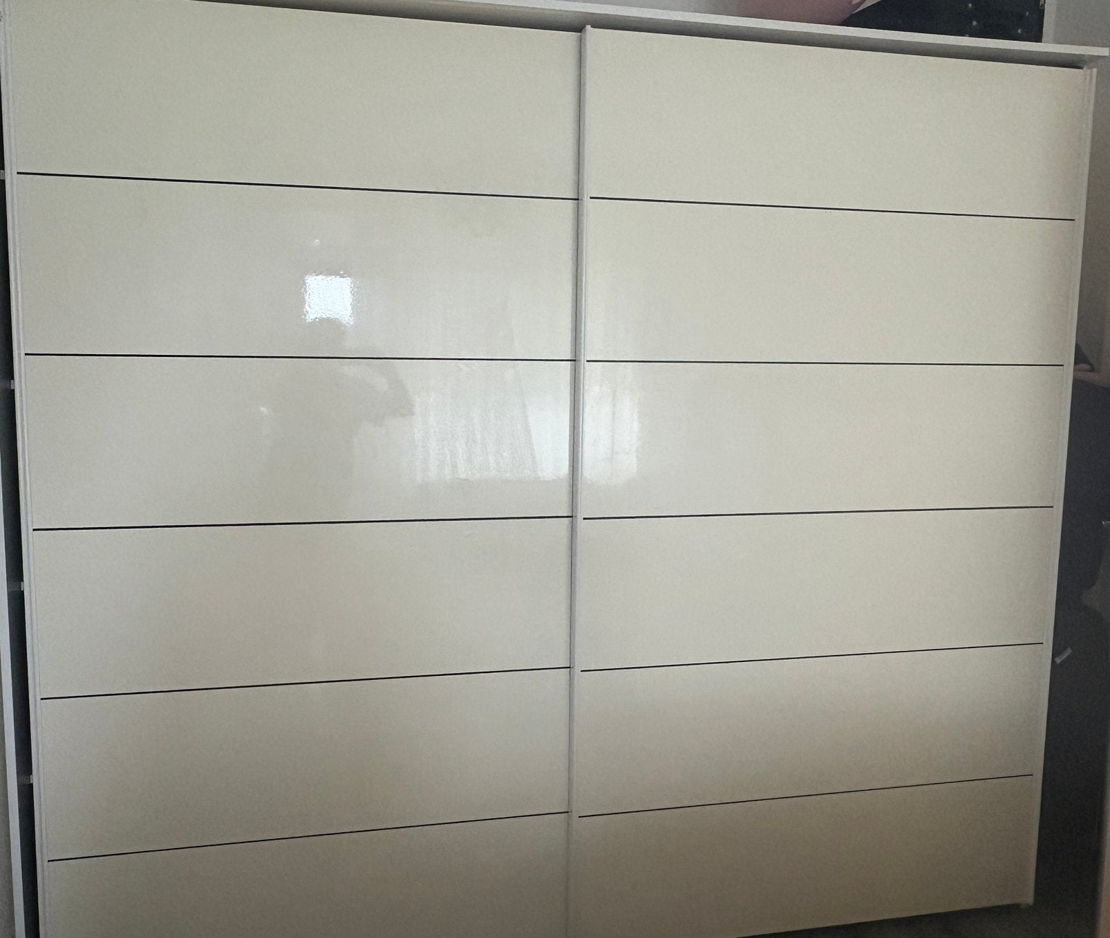 Modern kledingkast, Ophalen, Zo goed als nieuw, 200 cm of meer, Minder dan 100 cm