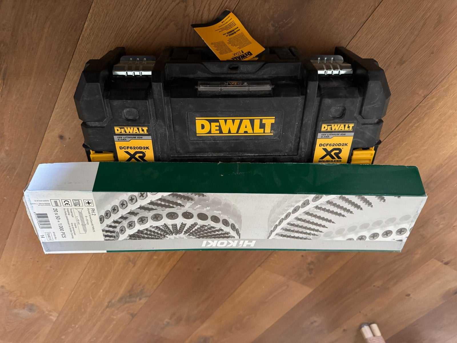 DeWalt DCF620D2K Gipsplaatschroefmachine BODY, Doe-het-zelf en Verbouw, Ophalen, Variabele snelheid, Minder dan 400 watt, Zo goed als nieuw