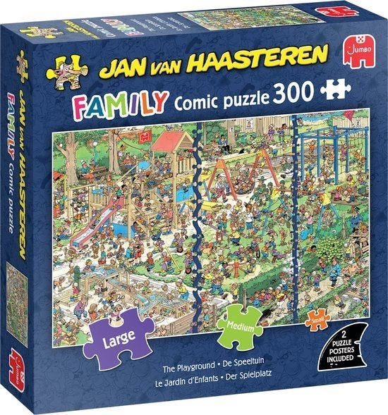 Jan van Haasteren Family 1 - De speeltuin, Ophalen of Verzenden, 500 t/m 1500 stukjes, Nieuw, Legpuzzel