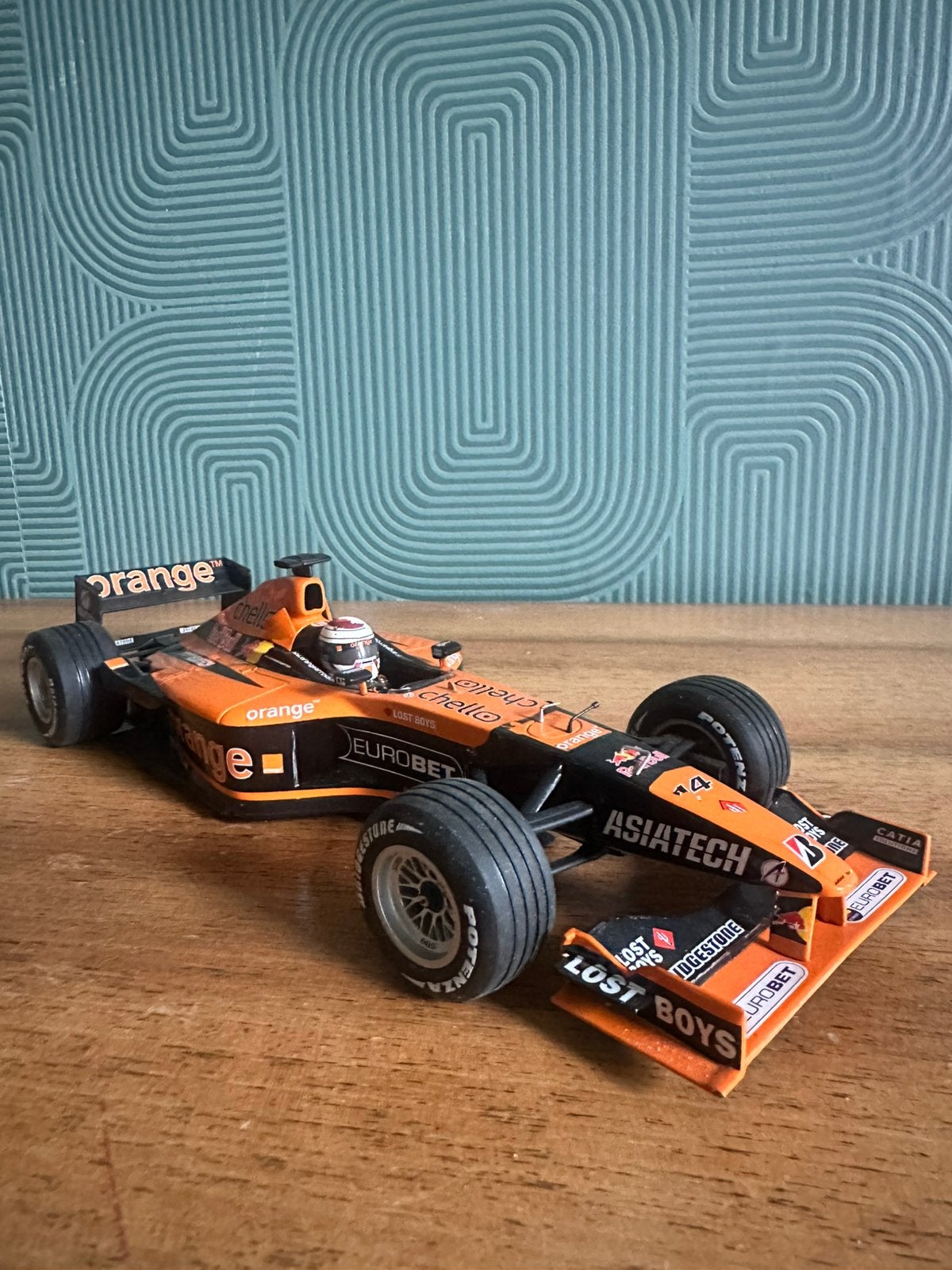 Minichamps 1:18 - Arrows Asiatech A22 F1 2001 Verstappen, Ophalen of Verzenden, Gebruikt, MiniChamps