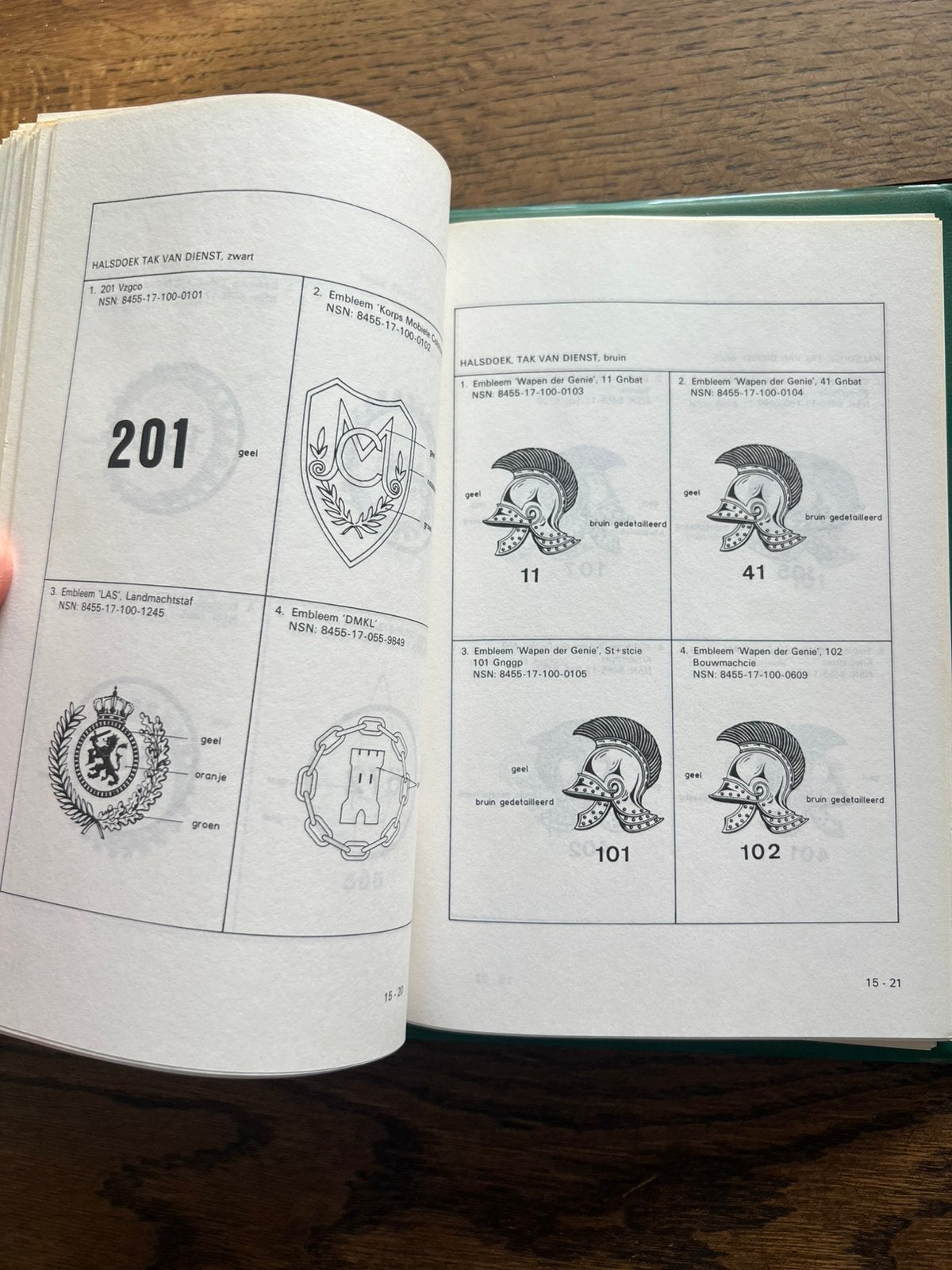 KL Defensie voorschrift tenue uniformen emblemen etc, Verzamelen, Verzenden, Nederland, Embleem of Badge, Landmacht