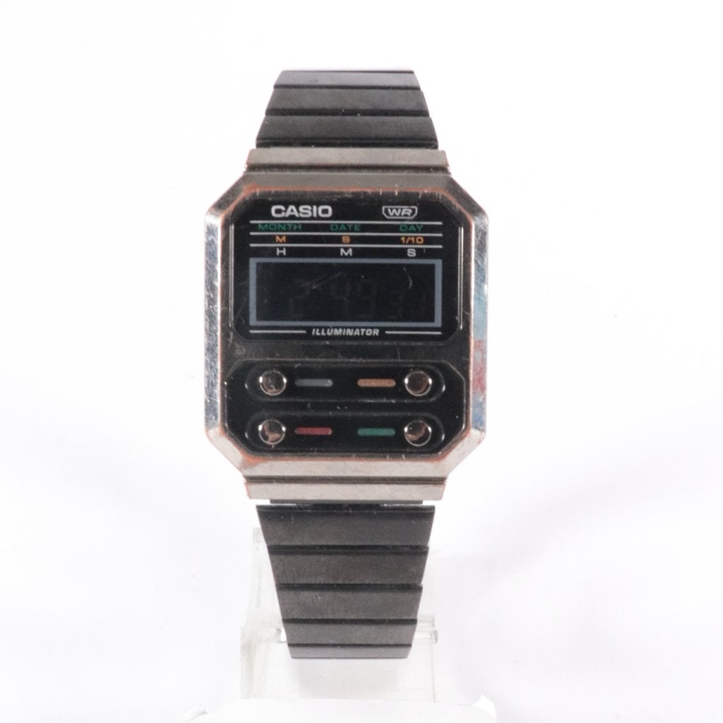 Casio A100WE Horloge - Gebruikte Staat, Casio, Gebruikt, Support@casio.com, 6-2, Hon-machi 1-chome
Shibuya-ku, Tokyo 151-8543
Japan
