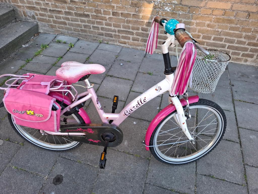 Gazelle Meisjes fiets 20 inch, Gebruikt, Ophalen of Verzenden, Handrem, 20 inch