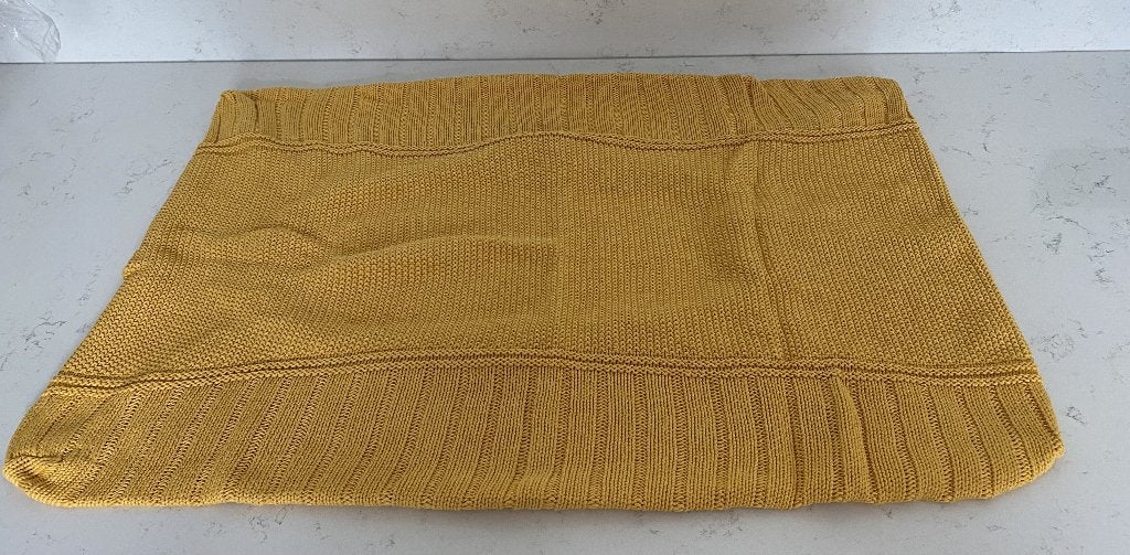 Little Knits okergele aankleedkussenhoes Prénatal, Ophalen of Verzenden, Zo goed als nieuw, Overige typen, Prenatal