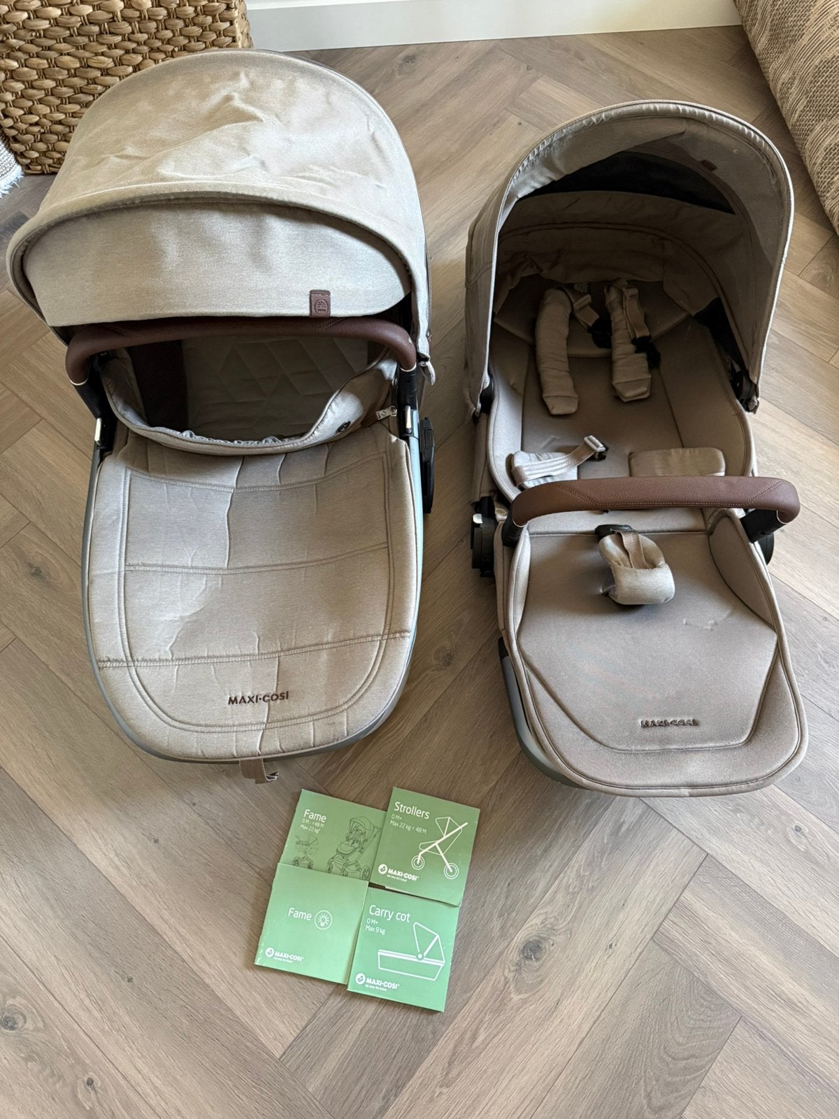 Maxi cosi fame reiswieg en zitje, Kinderen en Baby's, Kinderwagens en Combinaties, Ophalen, Zo goed als nieuw, Maxi-Cosi