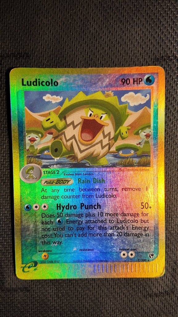 Ludicolo 7 Sandstorm | Pokemon kaart, Ophalen, Losse kaart, Foil