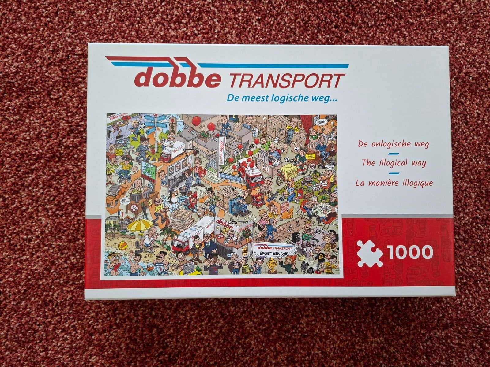 Legpuzzel Dobbe Transport 1000 stukjes - Compleet, Ophalen of Verzenden