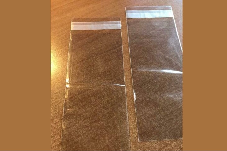 Plastic zakjes met sluitstrip, Ophalen, Zo goed als nieuw