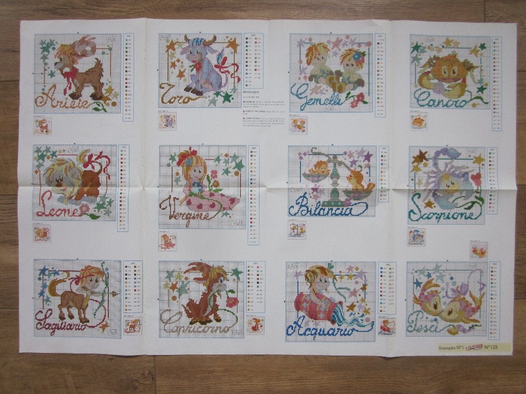 Labores Ana groot gekleurd borduur telpatroon sterrenbeeld, Ophalen of Verzenden, Nieuw, Handborduren, Patroon