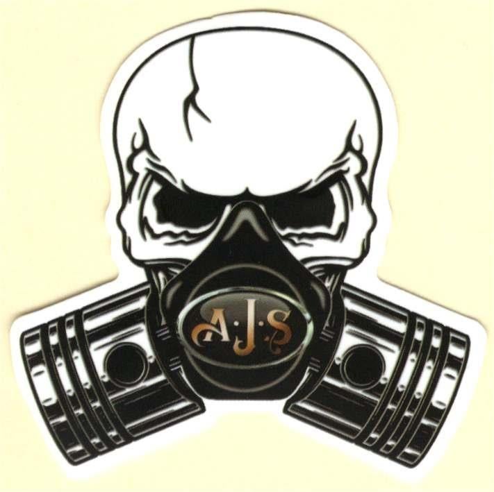 AJS sticker #1, Ophalen of Verzenden