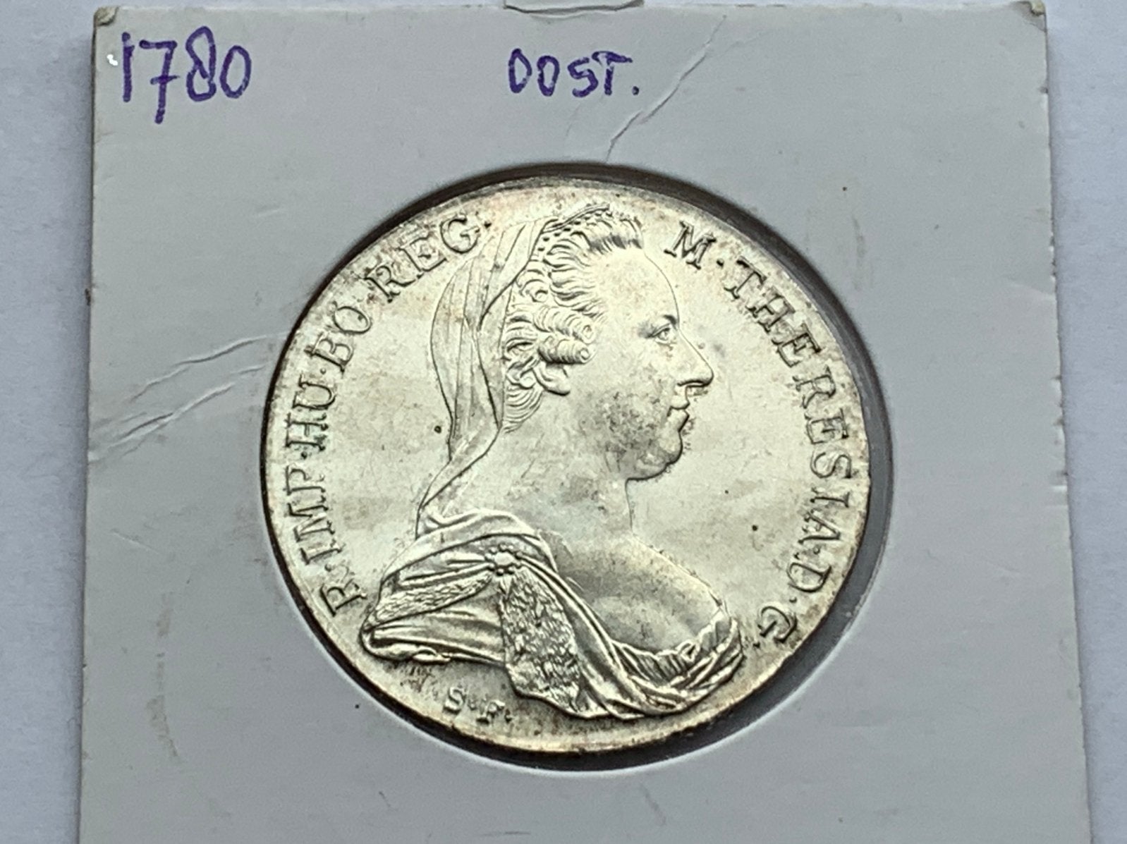 Prachtige zilveren maria theresia 1780, Ophalen of Verzenden, Oostenrijk