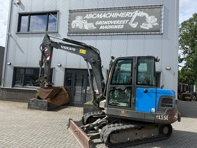Volvo EC55c Bj2018 SLP/SRT A/C 5.8T Minigraver Minikraan, Ophalen of Verzenden, Graafmachine