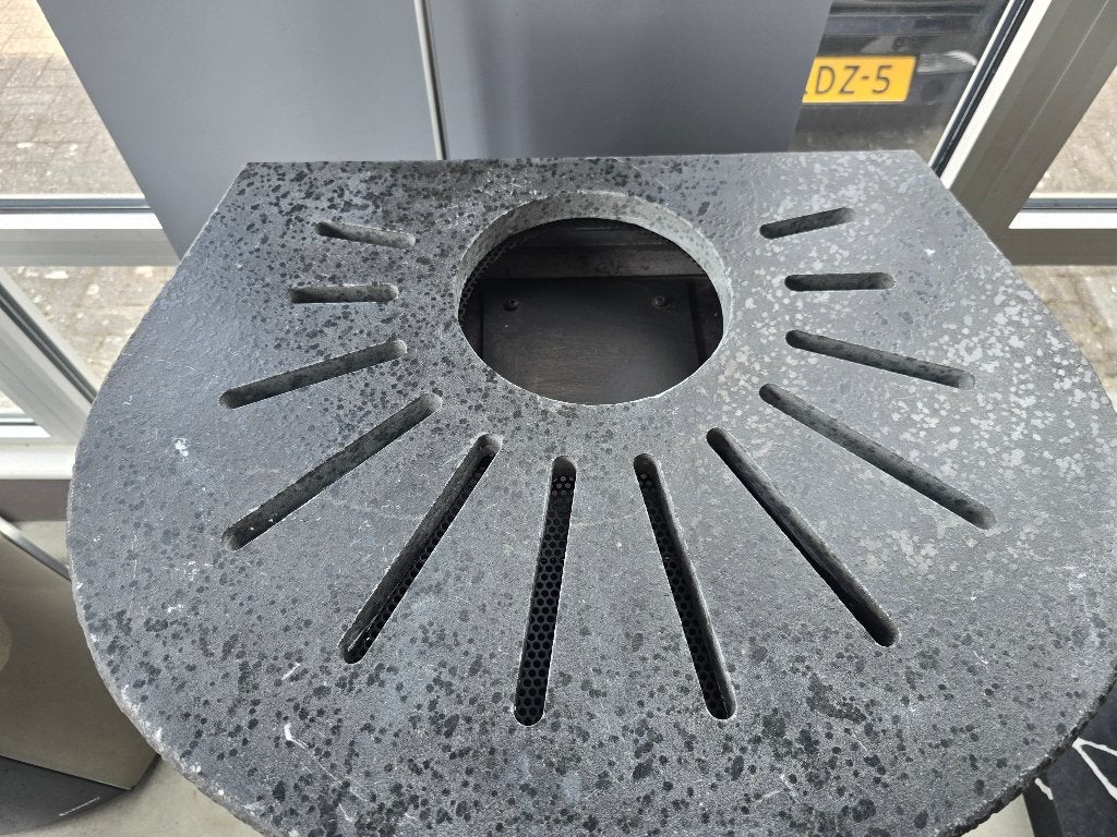 Gebruikte Palazzetti Hout CV-kachel met Natuursteen – 10 kW, Huis en Inrichting, Kachels, Gebruikt, Schouwersweg 5, Houtkachel